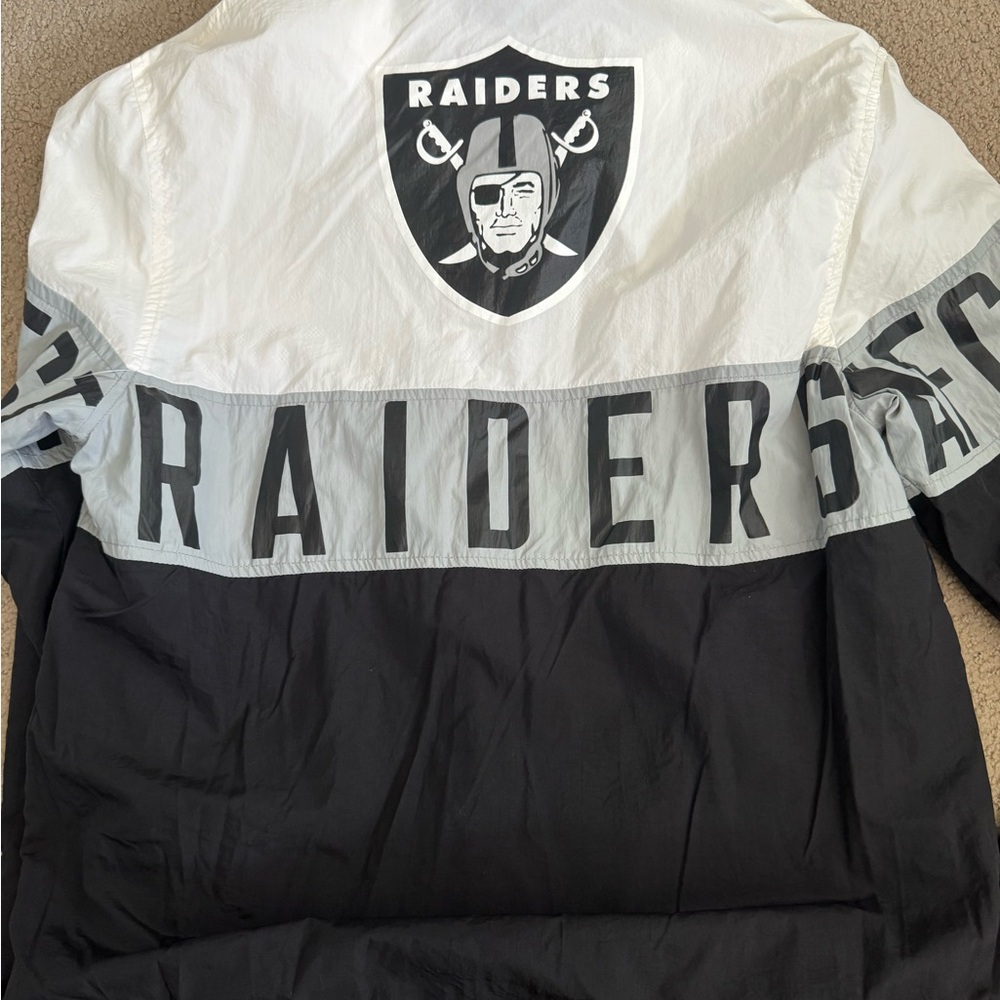 Raiders Women’s Jacket - Black and White - Picture 4 of 4